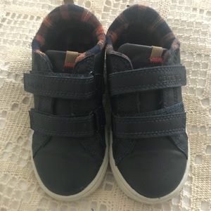 Navy blue toddler Carter shoes